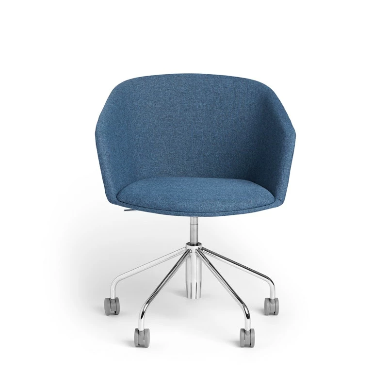 Dark Blue Pitch Meeting Chair - Image 3