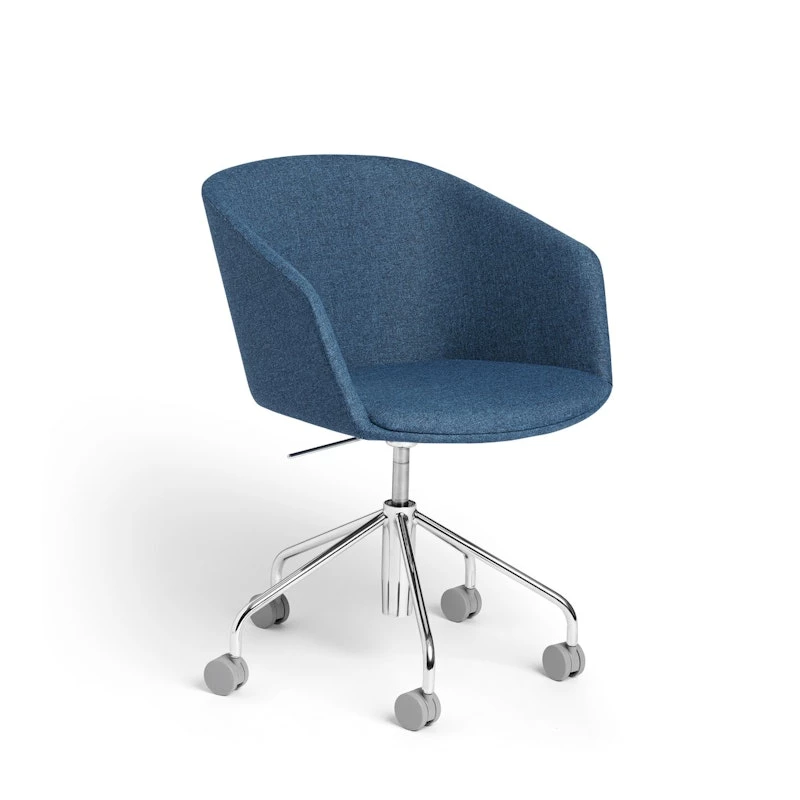 Dark Blue Pitch Meeting Chair - Image 5