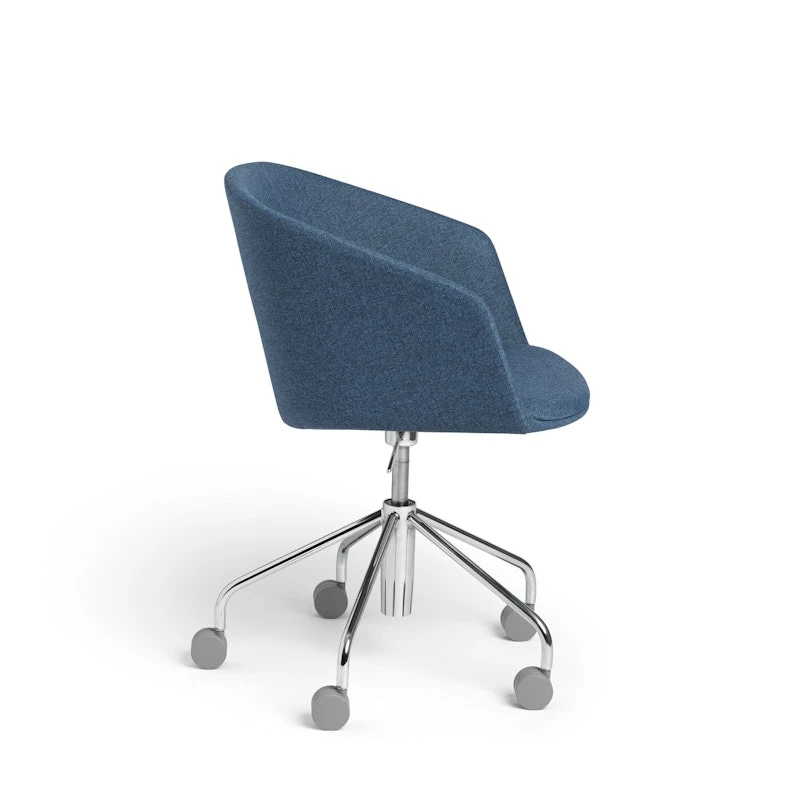 Dark Blue Pitch Meeting Chair - Image 2