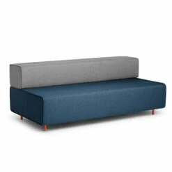 Dark Blue + Gray Block Party Lounge Sofa