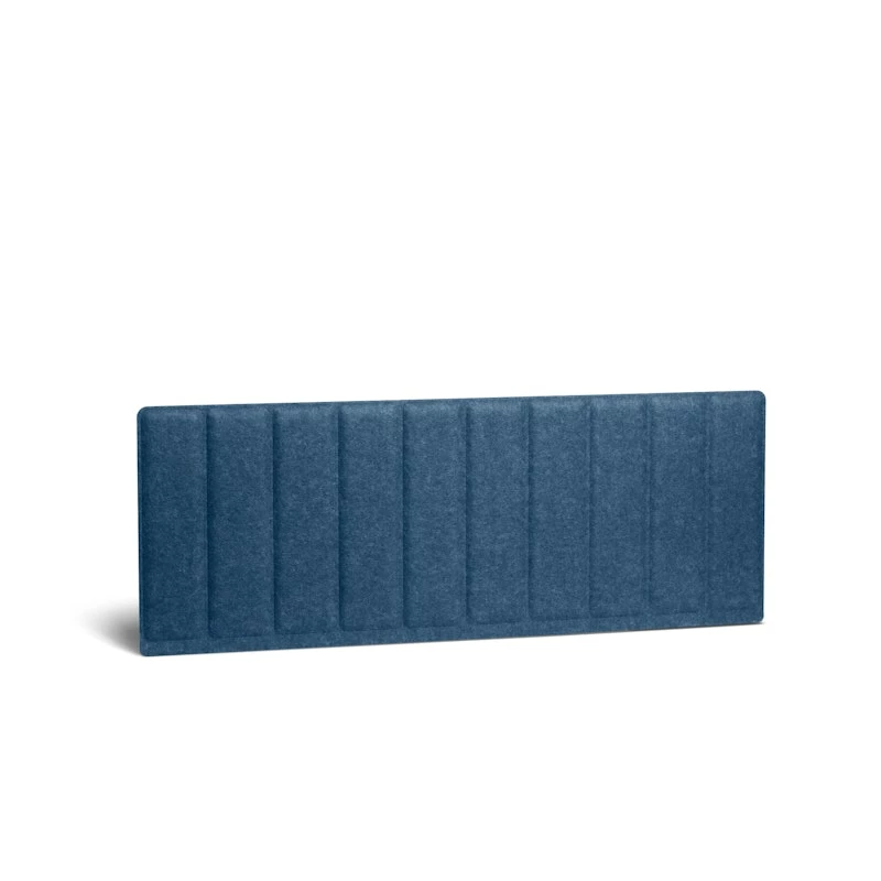 Dark Blue Pinnable Molded Privacy Panel, Side-to-Side, 47"