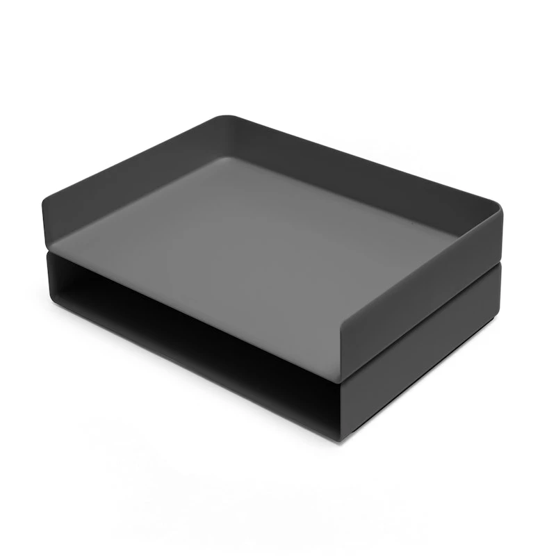 Dark Gray Landscape Letter Tray - Image 2