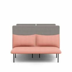 Blush + Gray QT Adaptable Focus Lounge Sofa