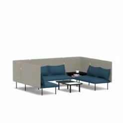 Dark Blue + Gray QT Adaptable Collab Lounge Sofa