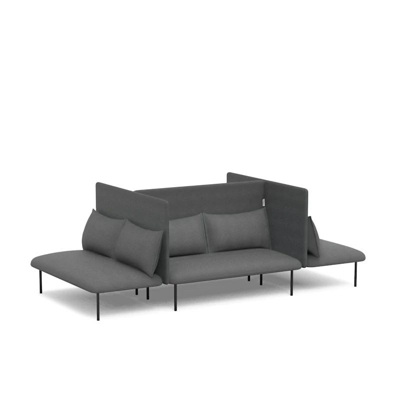 Dark Gray QT Adaptable Focus Lounge Sofa - Image 2