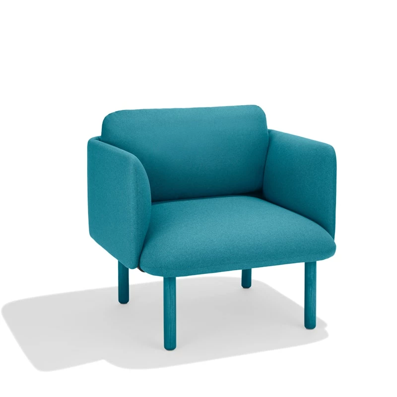 Teal QT Low Lounge Chair - Image 6