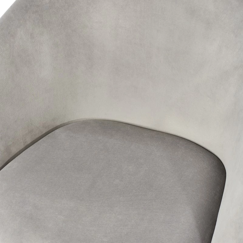 Gray Velvet Pitch Meeting Chair - Image 2