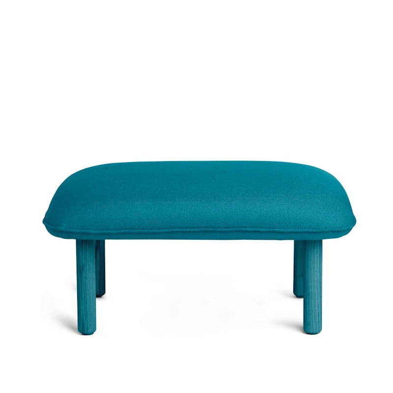 Teal QT Lounge Ottoman - Image 4