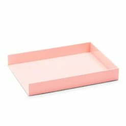 Blush Single Letter Tray