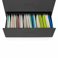 Charcoal Stow 2-Drawer Lateral File Cabinet