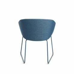 Dark Blue Pitch Sled Chair