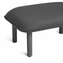 Dark Gray QT Lounge Ottoman