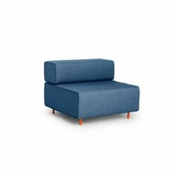 Dark Blue Block Party Lounge Chair