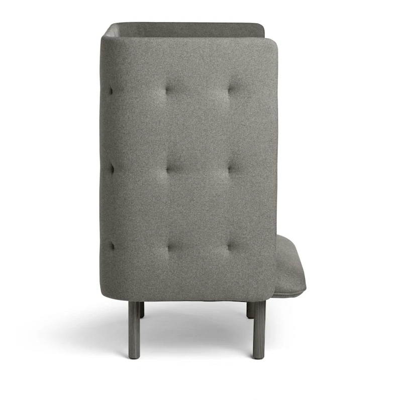 Brick + Gray QT Privacy Lounge Chair - Image 5