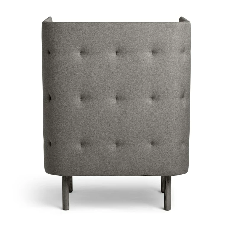 Brick + Gray QT Privacy Lounge Chair - Image 4