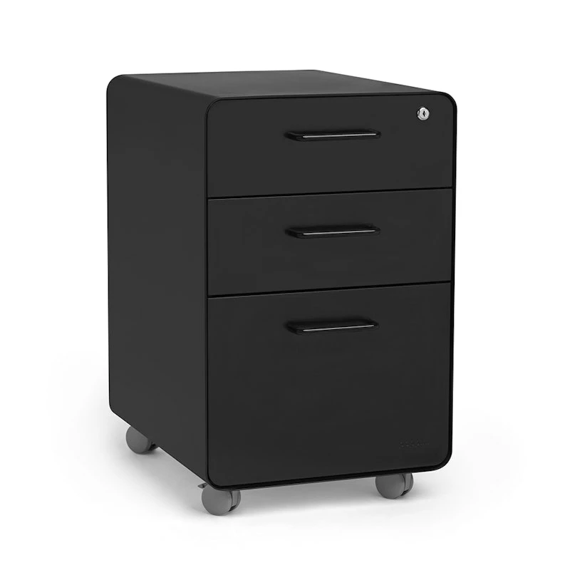 Stow 3-Drawer File Cabinet, Rolling